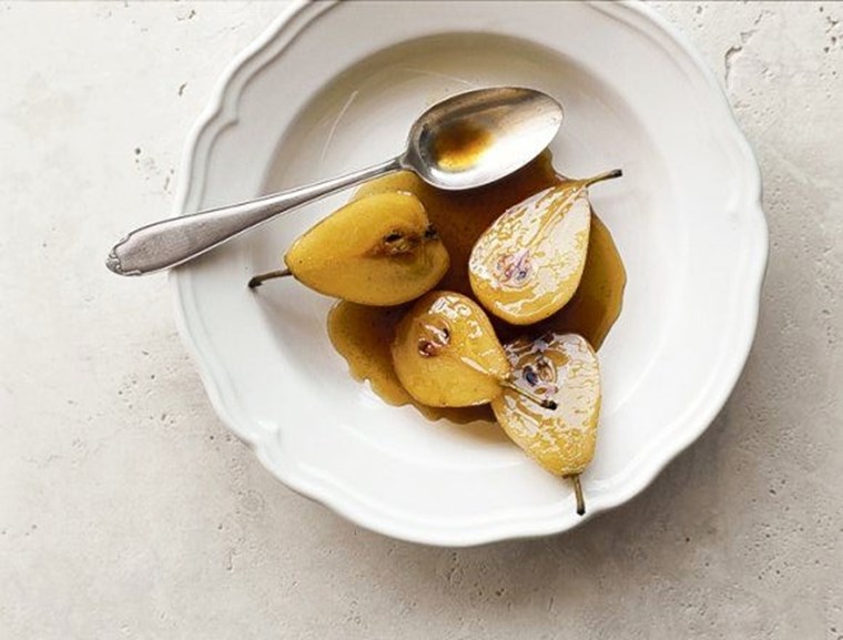 Poached pears