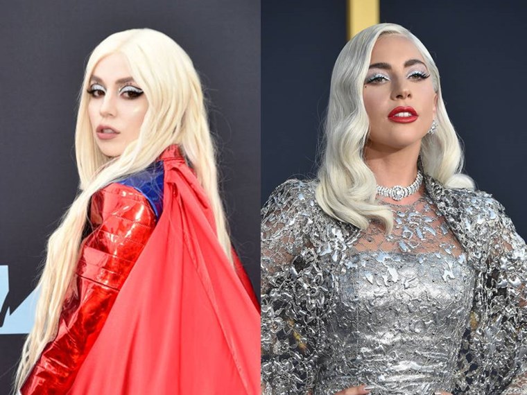 Двойничка на Лейди Гага стана звезда на музикални награди