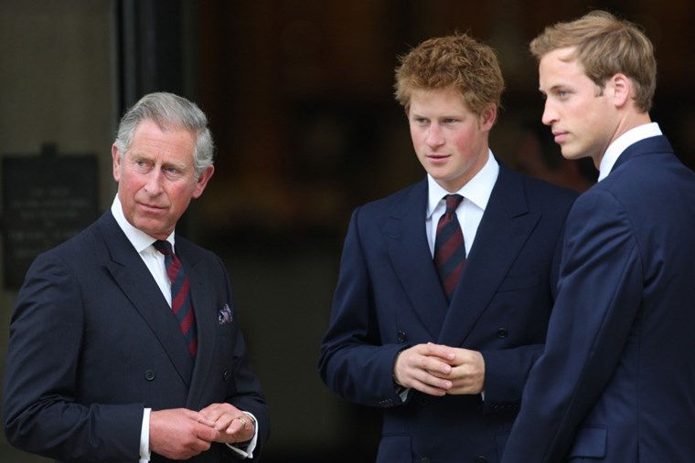 Принц Хари, принц Уилям и крал Чарлз III