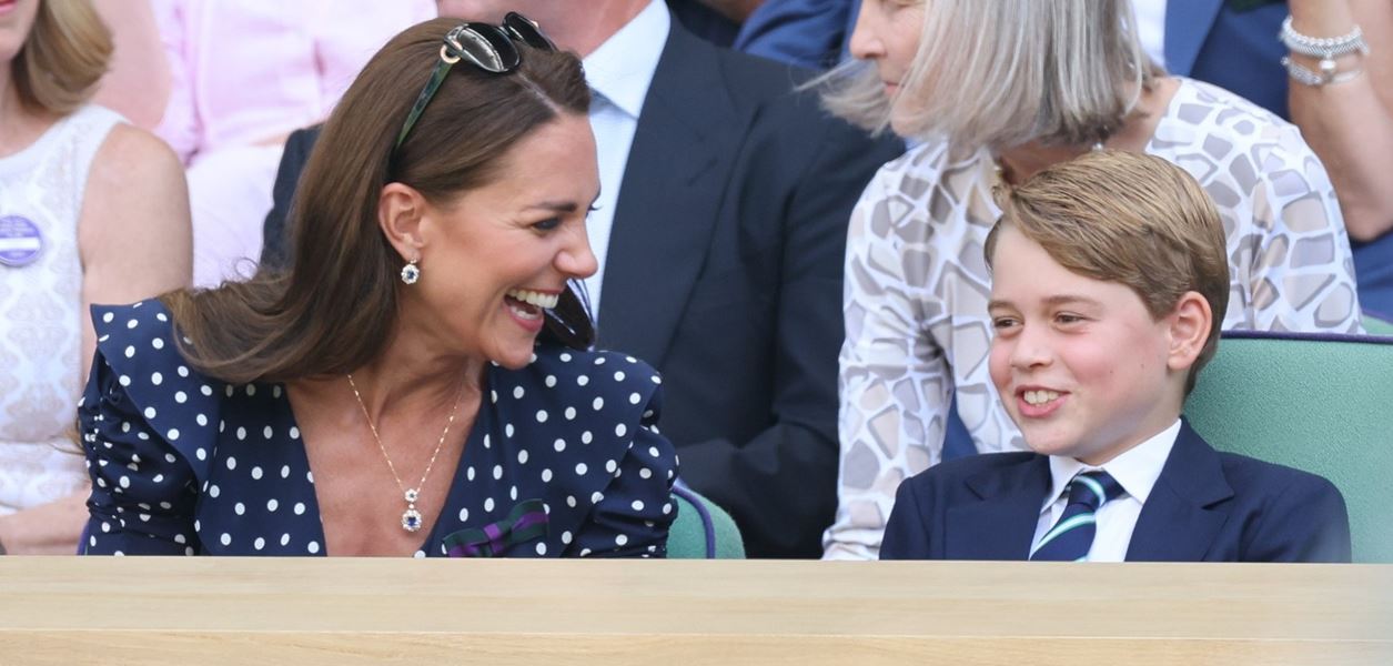 Кейт Мидълтън и принц Джордж бяха звездите на Уимбълдън