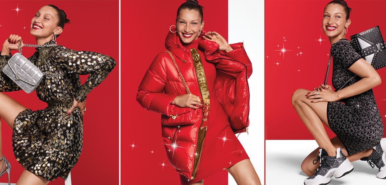 Бела Хадид е звездата в бляскавата Коледа на Michael Kors
