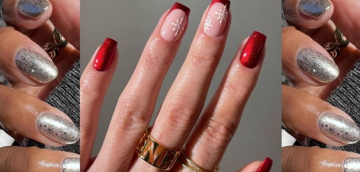 Празнични нокти: Идеи за маникюр с коледно настроение