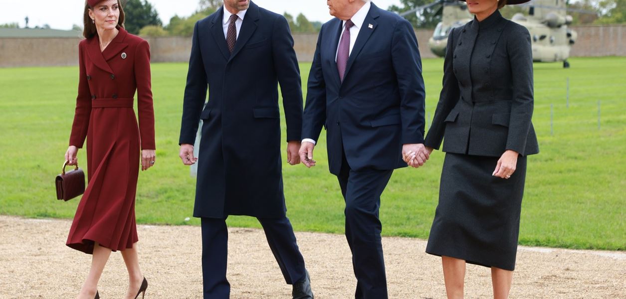 Модният код на Кейт и Мелания в замъка Уиндзор