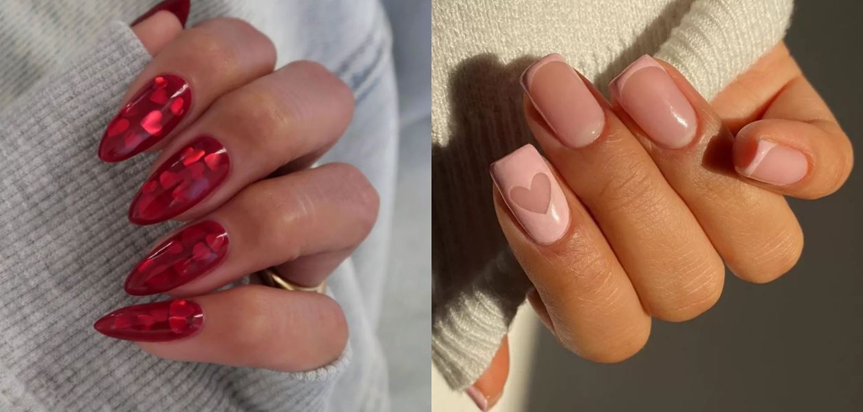 26 маникюра за Свети Валентин, които превръщат ноктите в сладко изкушение