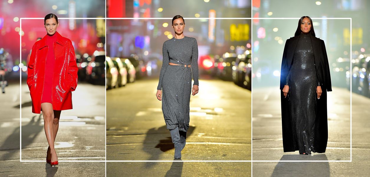 Michael Kors разходи есента из Таймс Скуеър