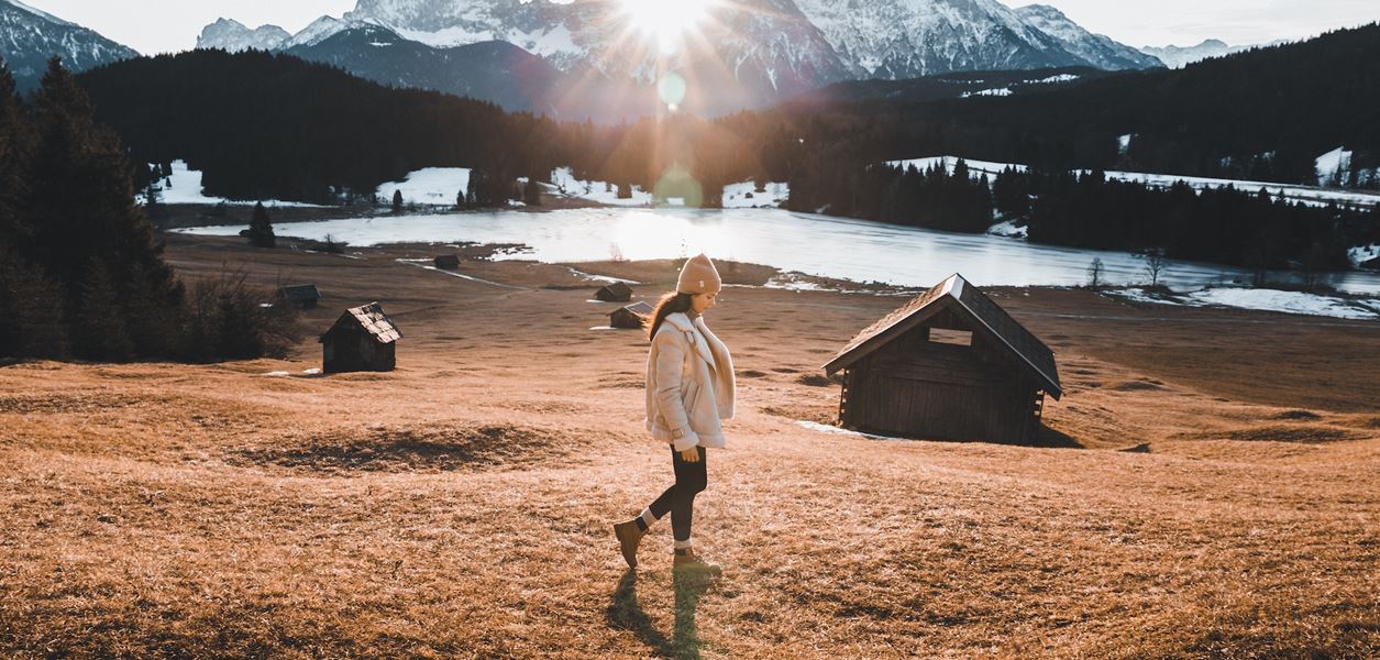 Отговорът на красивата кожа през зимата се намира в Алпите