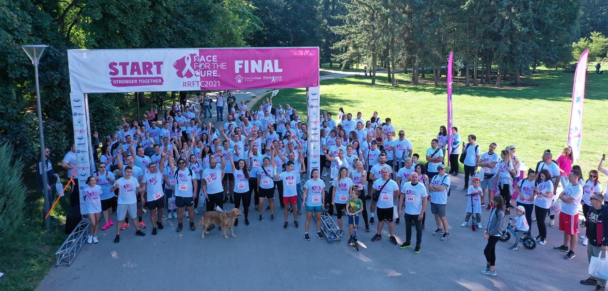 Розовата кауза на Race for the Cure 2022