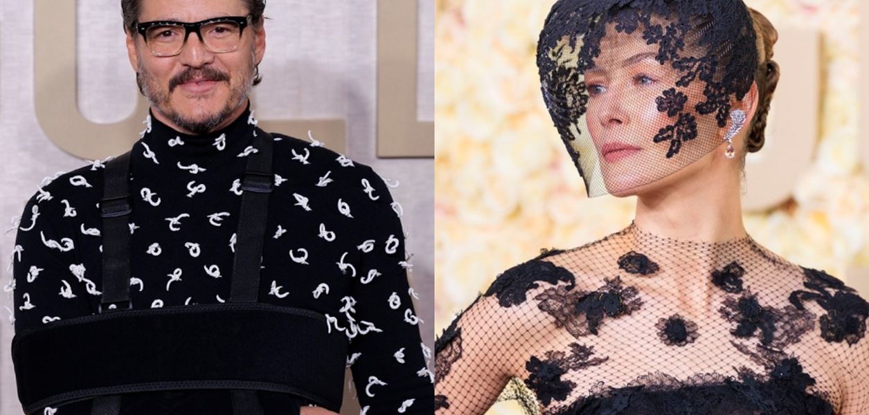 Педро Паскал и Розамунд Пайк на "Златен глобус", въпреки травмите