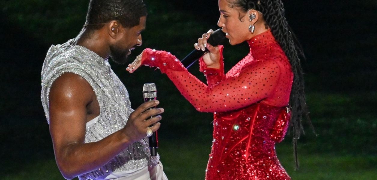 Шоуто на Алиша Кийс и Ъшър бяха черешката на тортата на Super Bowl