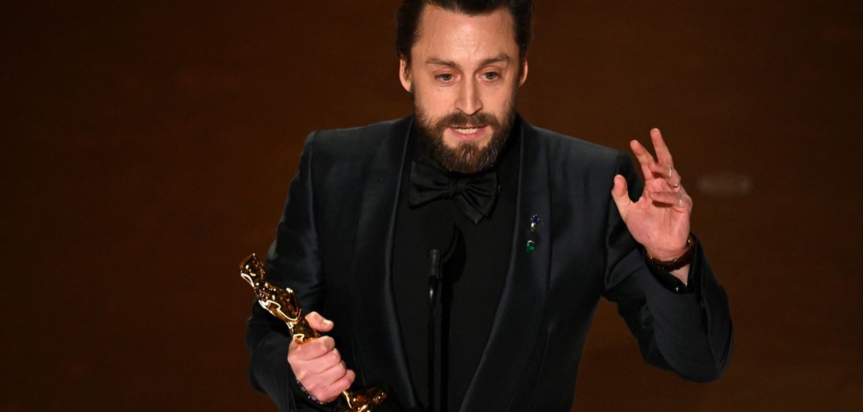 Триумфът на Кийрън Кълкин на Оскарите и речта, която ще остане в историята