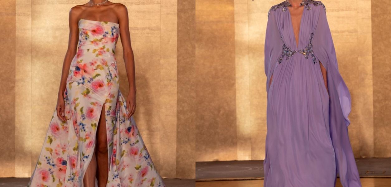 Флорални мотиви и пастелни нюанси властват в колекцията на Памела Роланд