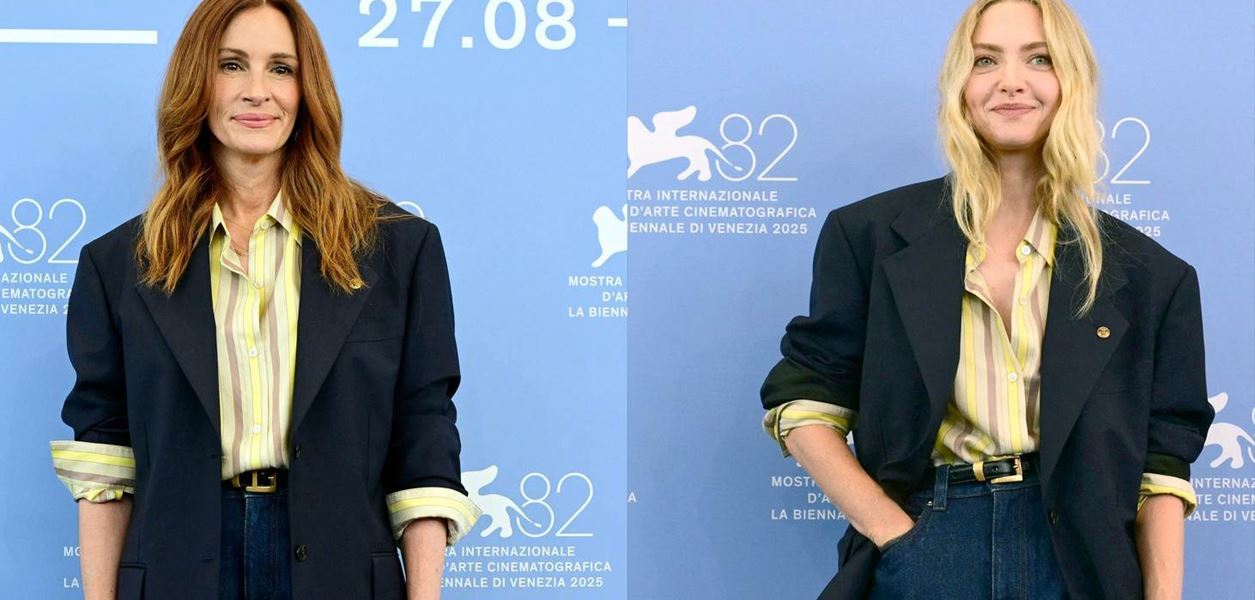 Аманда Сейфрид засия в тоалет на Джулия Робъртс във Венеция