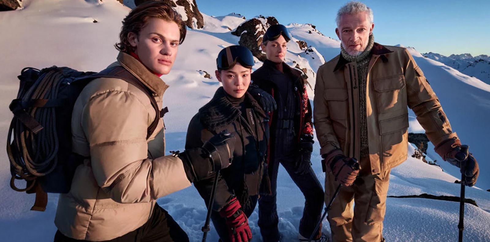 Венсан Касел и Амбър Валета оглавяват новата кампания на Moncler