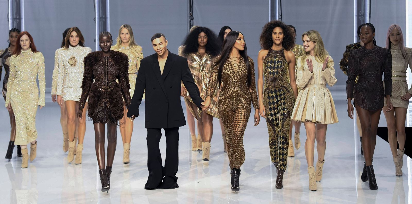 По-смелата страна на Balmain и Оливие Рустейн