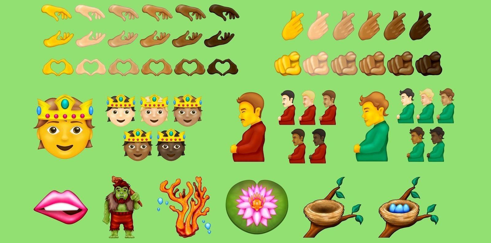 Бременен мъж и другите емотикони в следващия голям update