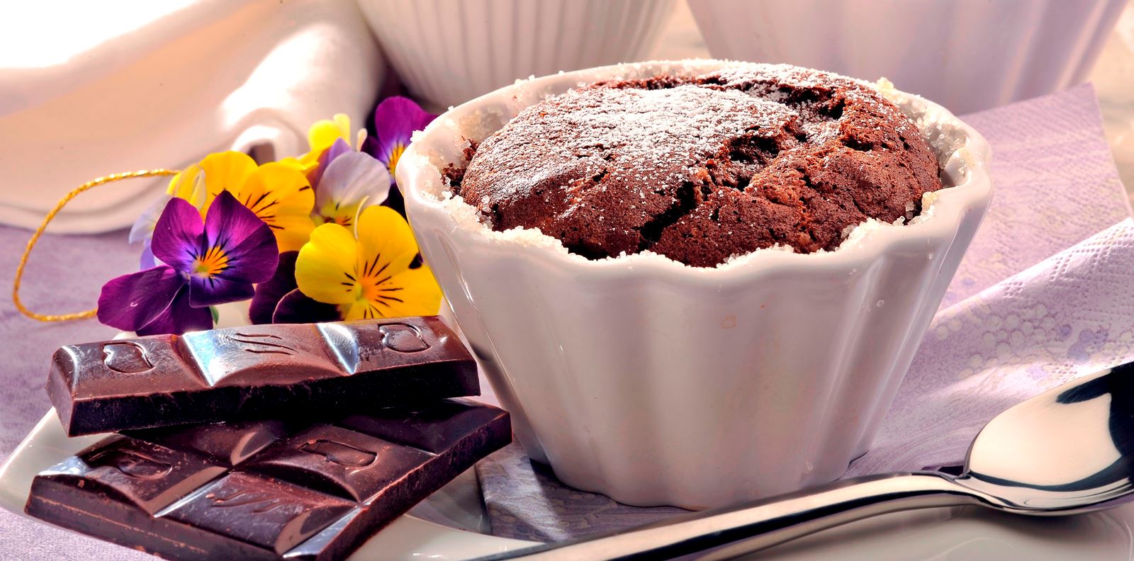 Сладка неделя: Шоколадово суфле със сладолед