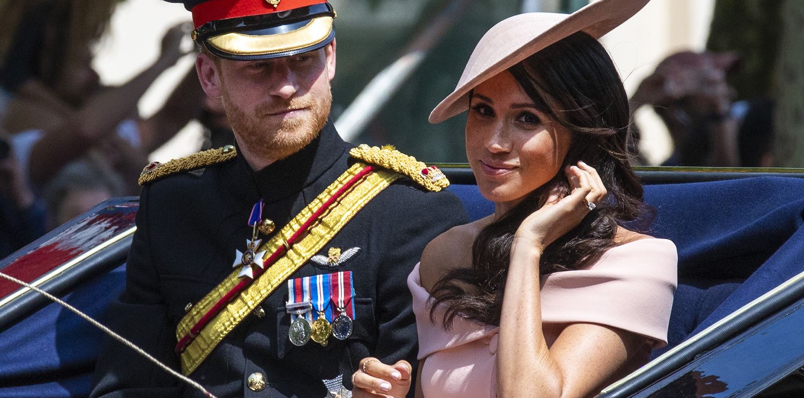 Хари, Меган, Елизабет II и малката Лилибет