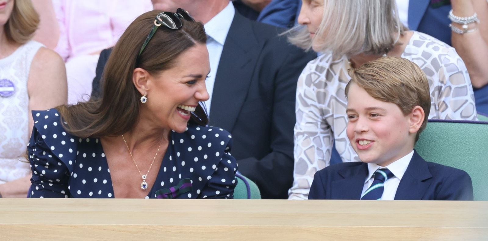 Кейт Мидълтън и принц Джордж бяха звездите на Уимбълдън