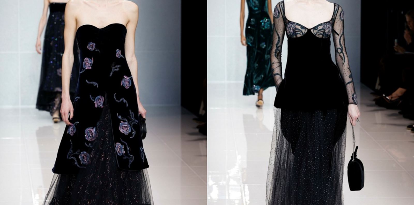 В нощната градина на Армани