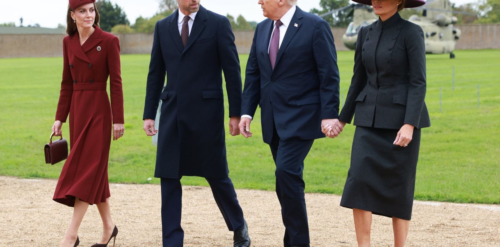 Модният код на Кейт и Мелания в замъка Уиндзор