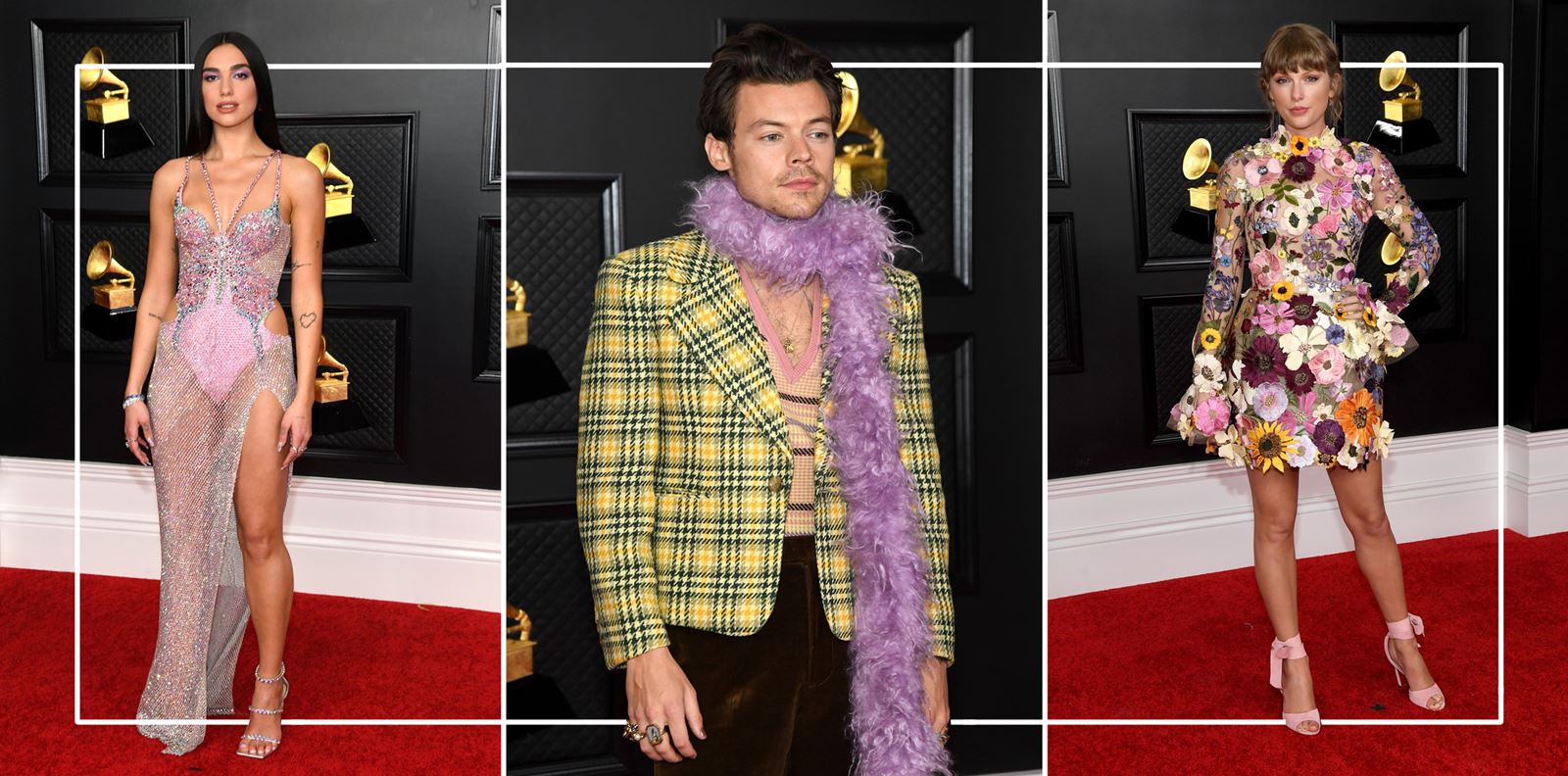 По червения килим на наградите &quot;Грами&quot;