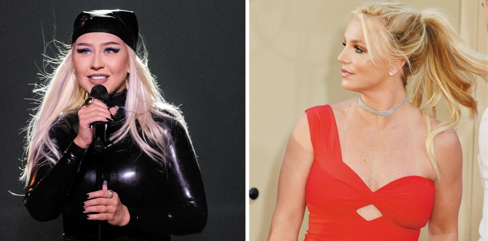 Бритни Спиърс посочи с пръст Кристина Агилера