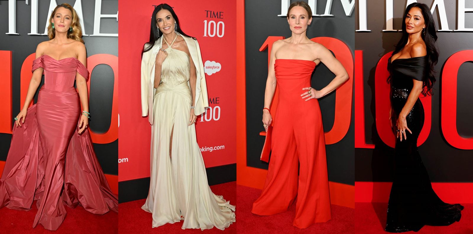 На червения килим на гала вечерта на Time100