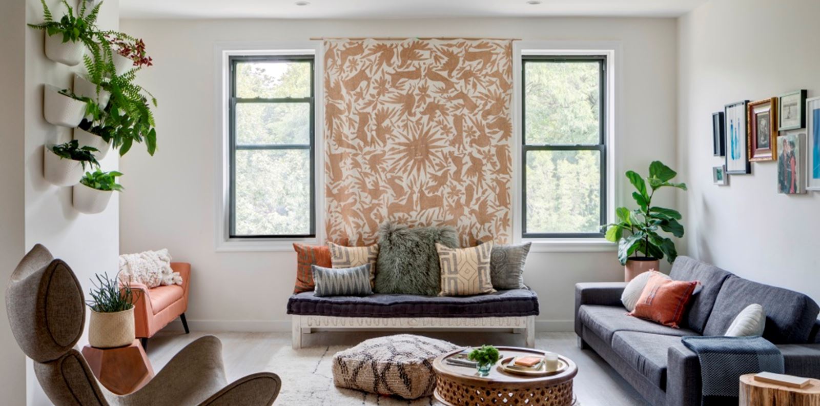 Цветна градина в Бруклин или как интериорът превръща един дом в райско кътче