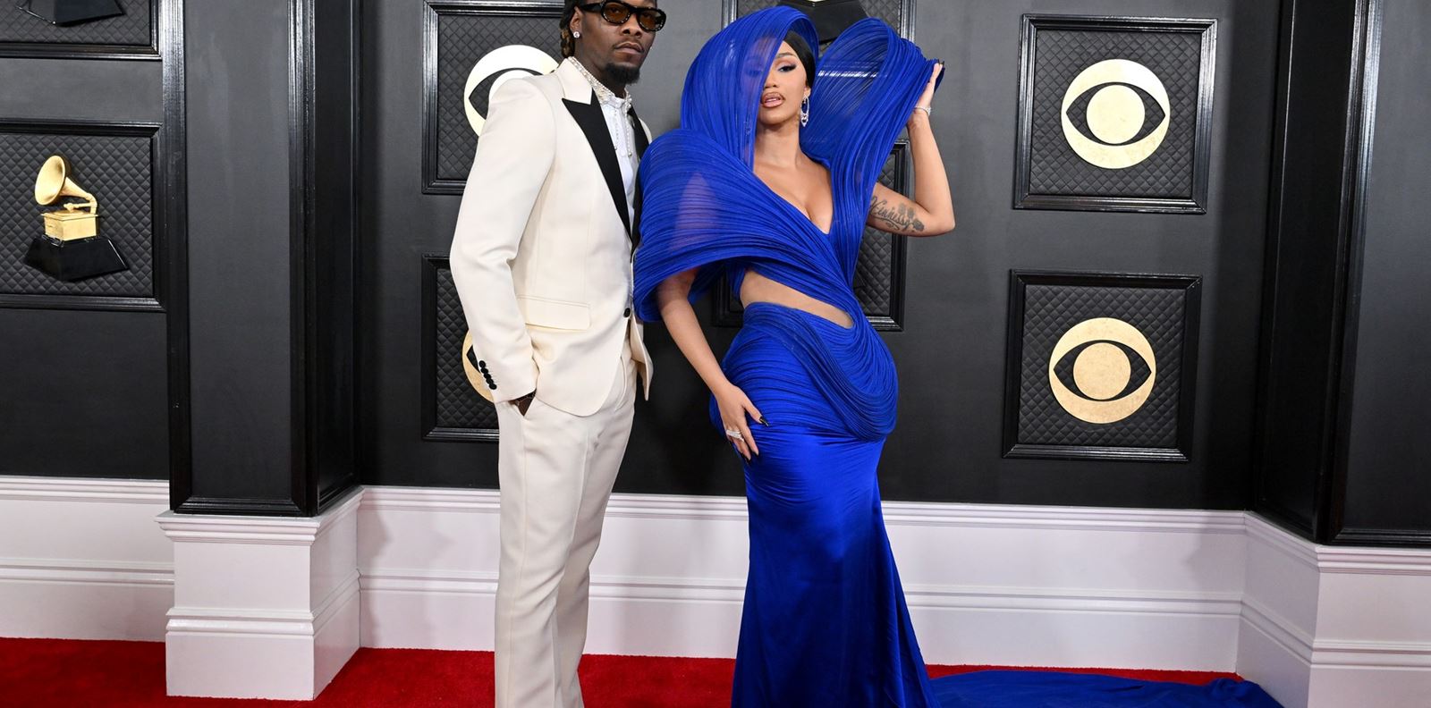 Карди Би и Offset показаха любовта си на Super Bowl