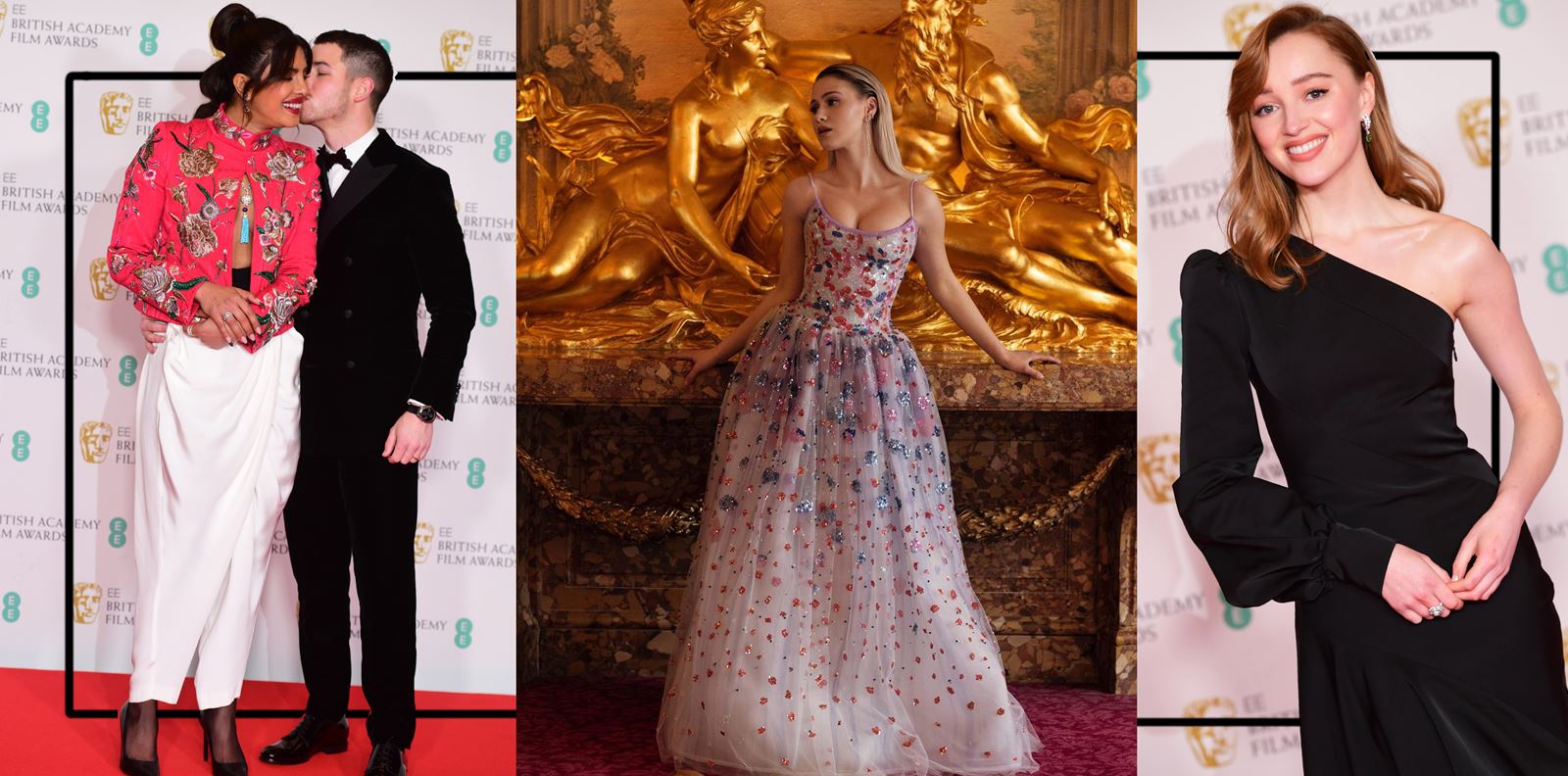 По червения килим на наградите БАФТА