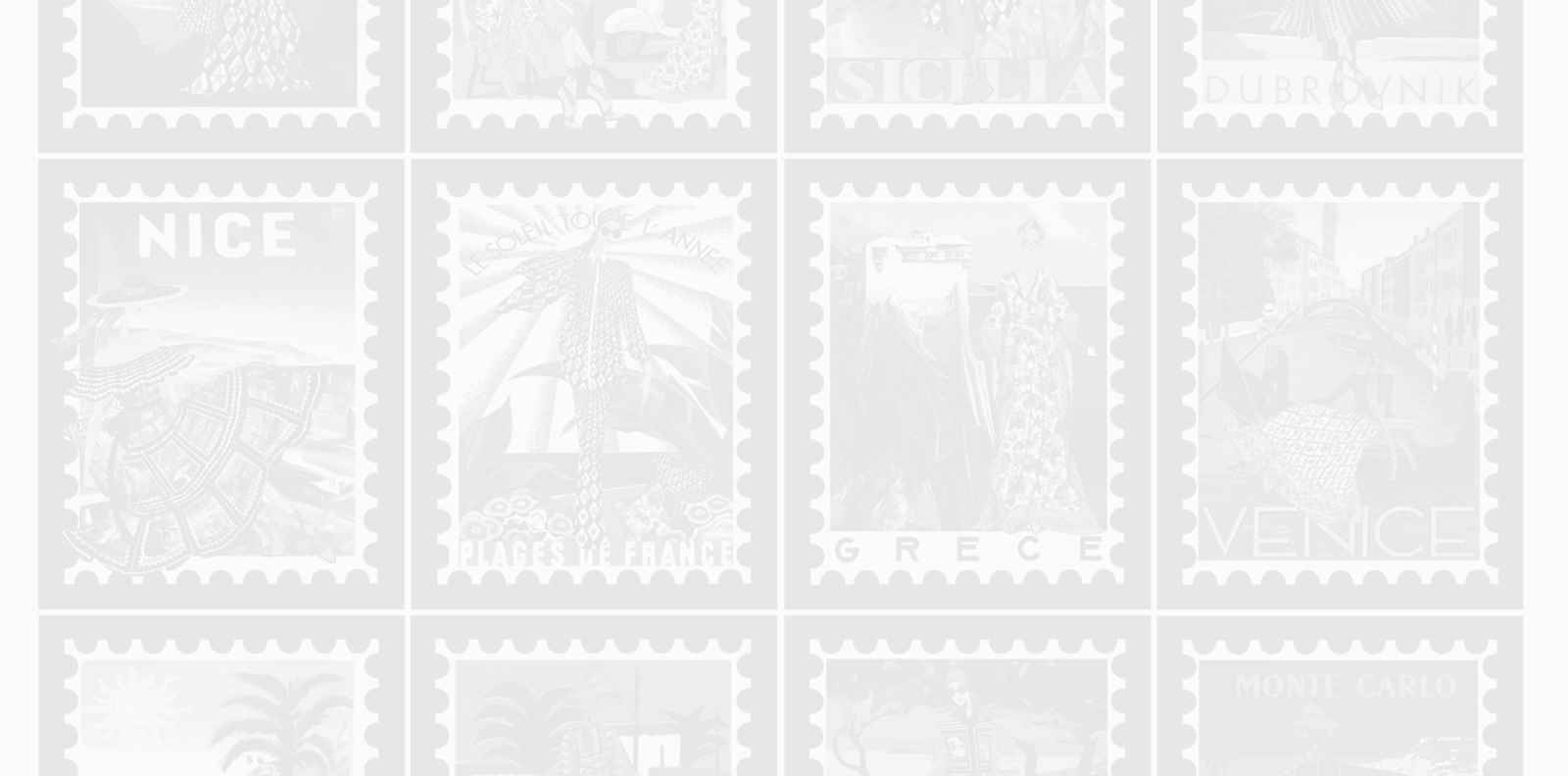 Винтидж пощенски марки вдъхновиха колекция на Мери Катранзу