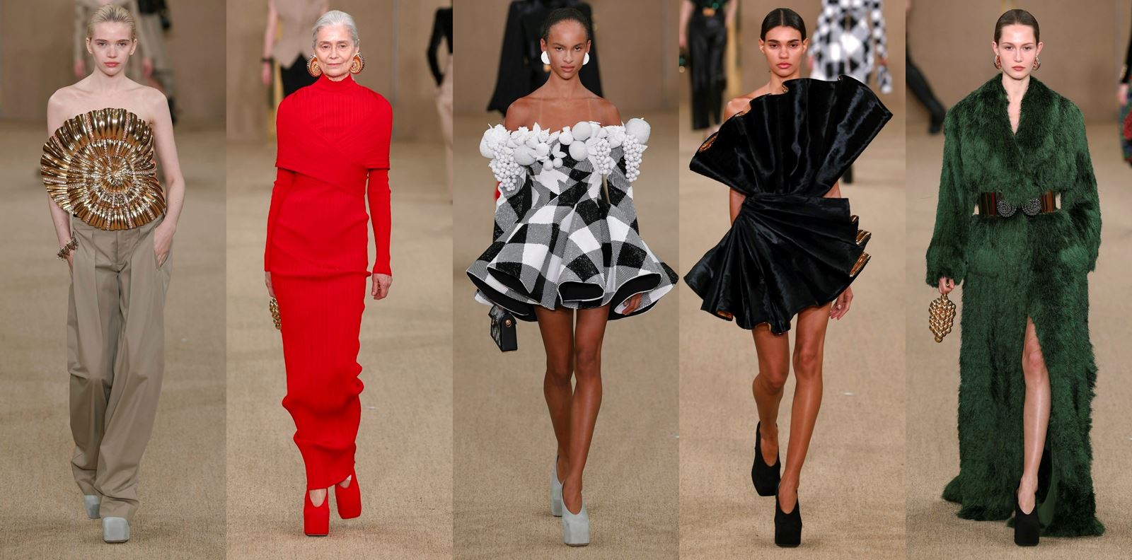 Носталгия по дома в новата колекция от Оливие Рустейн за Balmain