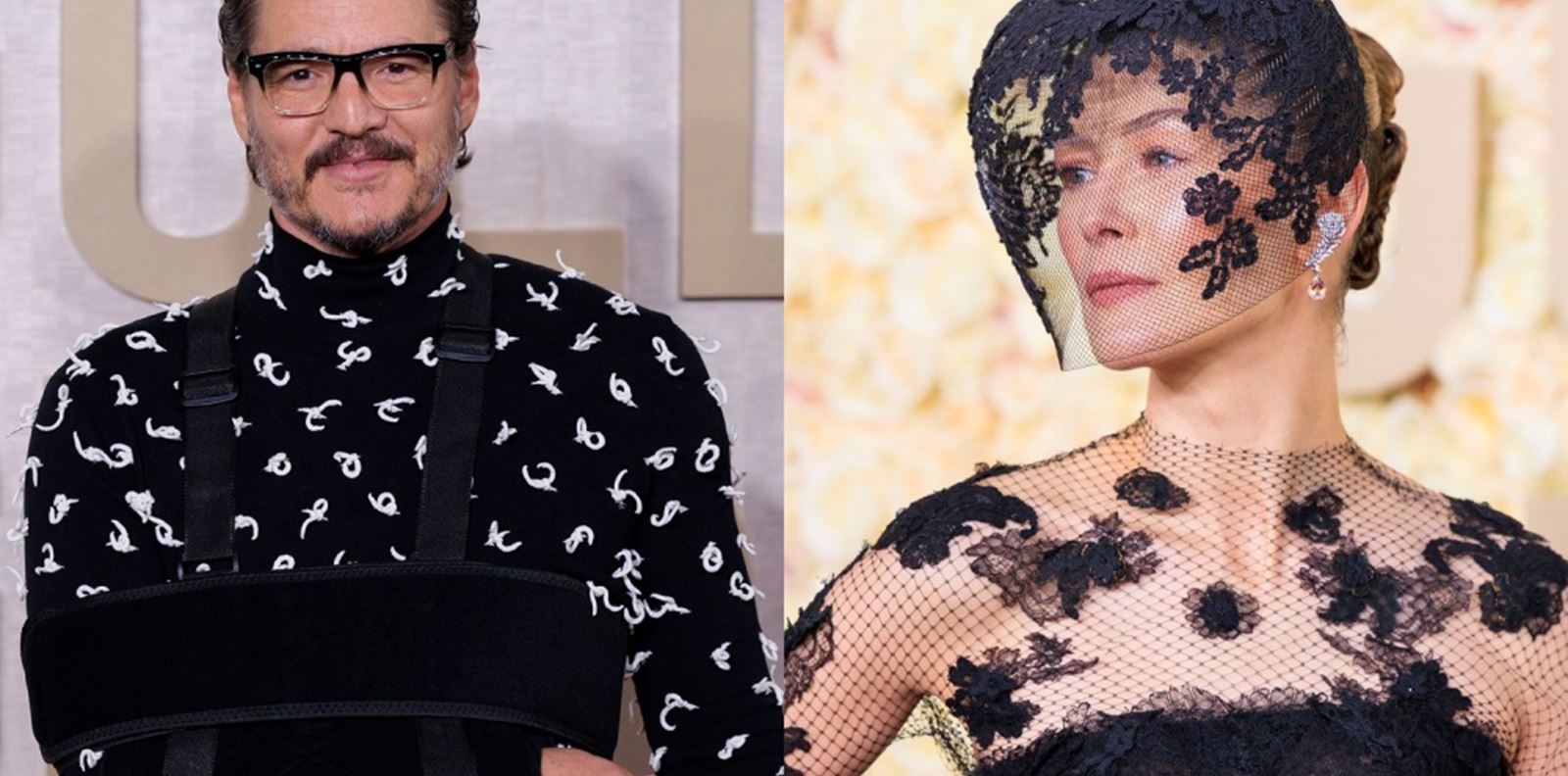 Педро Паскал и Розамунд Пайк на &quot;Златен глобус&quot;, въпреки травмите