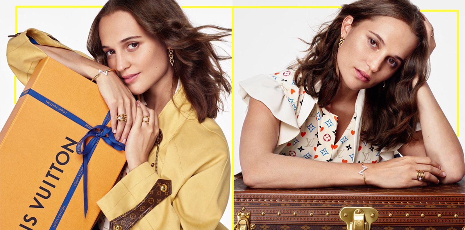 Алисия Викандер на празнично пътешествие с Louis Vuitton