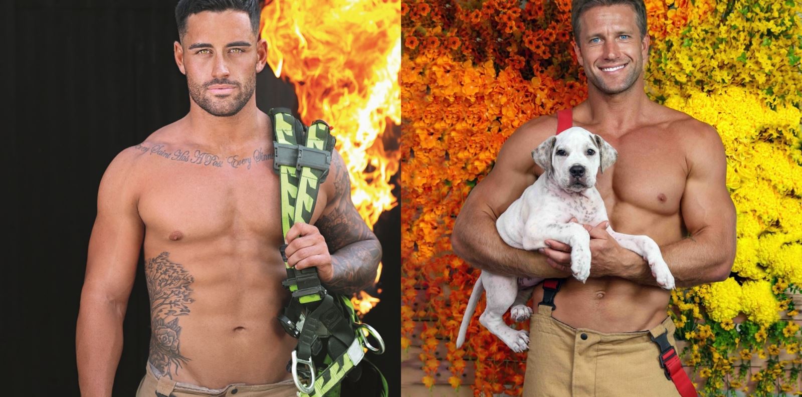 Календарът с австралийските пожарникари вече е факт