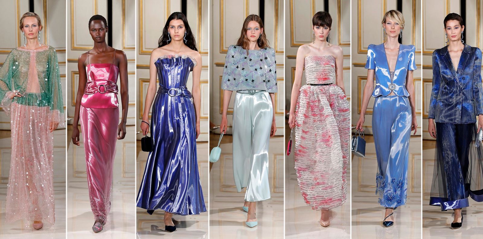 И този път Armani Prive ни кани на бляскав парад