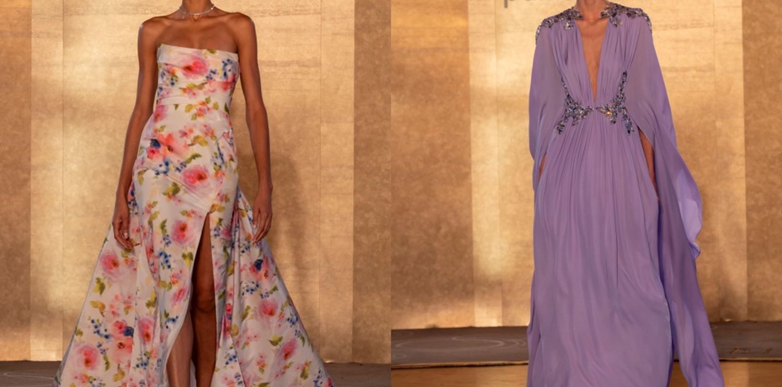 Флорални мотиви и пастелни нюанси властват в колекцията на Памела Роланд