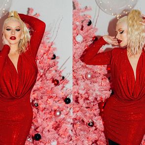 Блясък в червено: Рожденият ден на <em>Кристина</em> <em>Агилера</em>