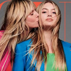 Хайди Клум позира с дъщеря си за <em>Vogue</em>