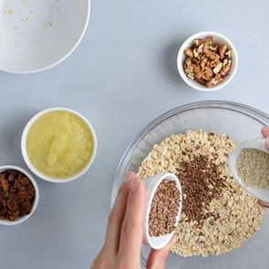 Хидратиращ скраб за лице с бадеми и ленено семе