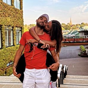 &lt;em>Григор&lt;/em> &lt;em>Димитров&lt;/em> и Мадалина Генеа с общи кадри от Лондон