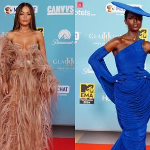 По червения килим на европейските награди на MTV