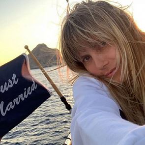 <em>Хайди</em> <em>Клум</em> показа сватбения си пръстен