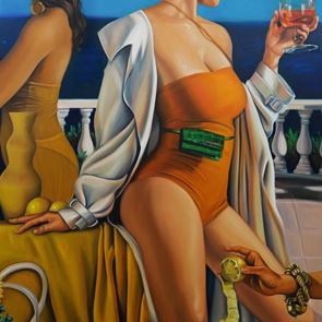 Хлои Вайс нарисува новата кампания на Jacquemus