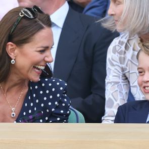 Кейт Мидълтън и &lt;em>принц&lt;/em> &lt;em>Джордж&lt;/em> бяха звездите на Уимбълдън