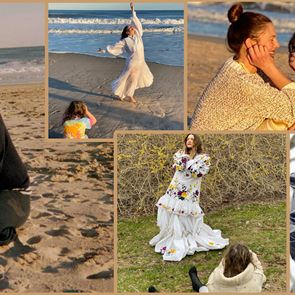 7-годишната дъщеря на Дрю Баримор я снима за корицата на списание