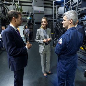 Кейт Мидълтън в кабината на изтребител Typhoon