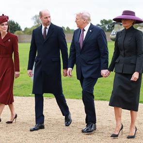 Модният код на Кейт и Мелания в замъка Уиндзор