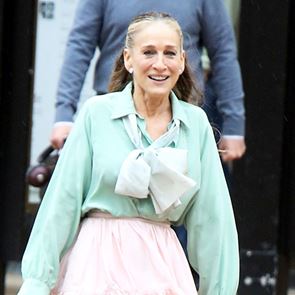 Първи кадри от <em>Кари</em> <em>Брадшоу</em> и "И просто ей така..."