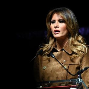 Освиркаха &lt;em>Мелания&lt;/em> &lt;em>Тръмп&lt;/em> на младежка среща в Балтимор